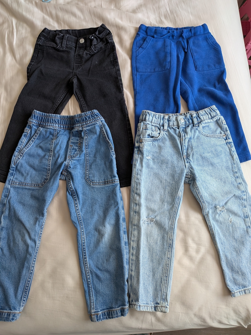 3-4T boys pants / jeans bundle from Mini Boden / Zara / H&M / Primary